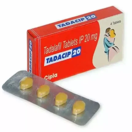 Tadacip 20mg tablets x4