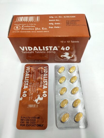 Vidalista 40mg tablets x10